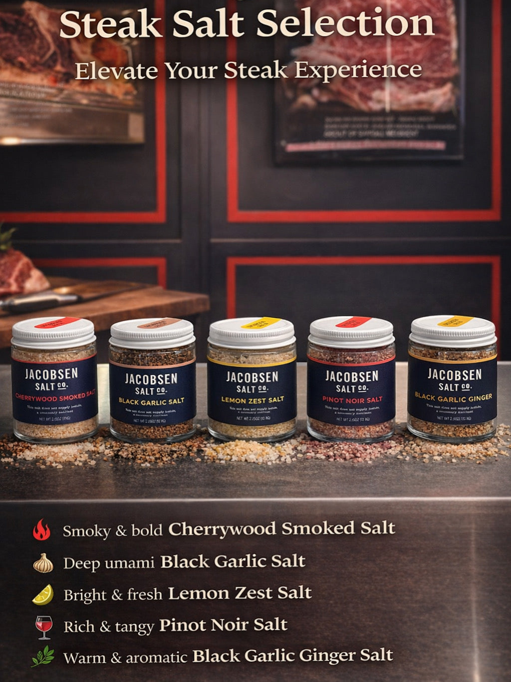 Our Signature Steak Salt Selection