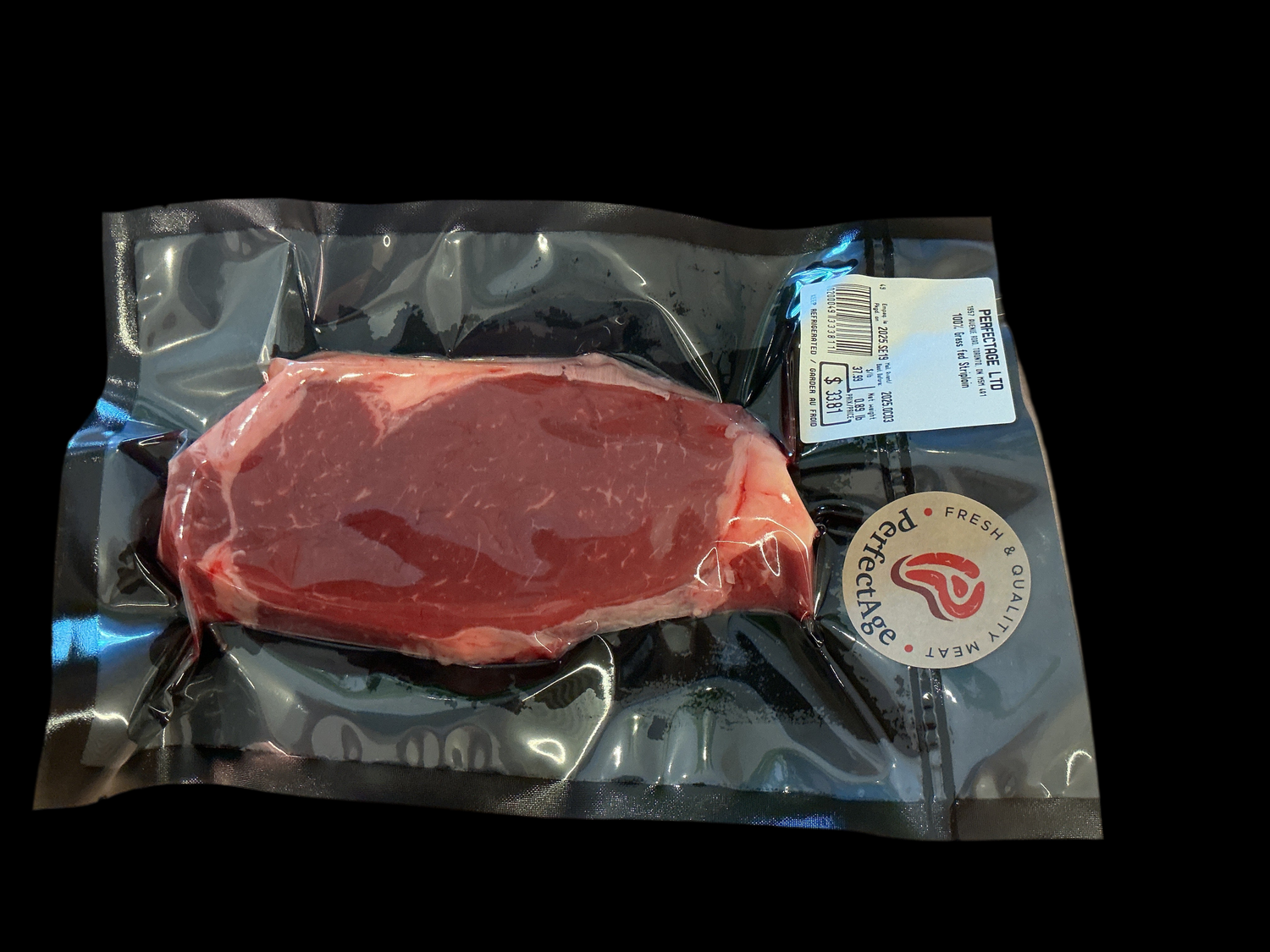 100% Grass Fed Beef Striploin