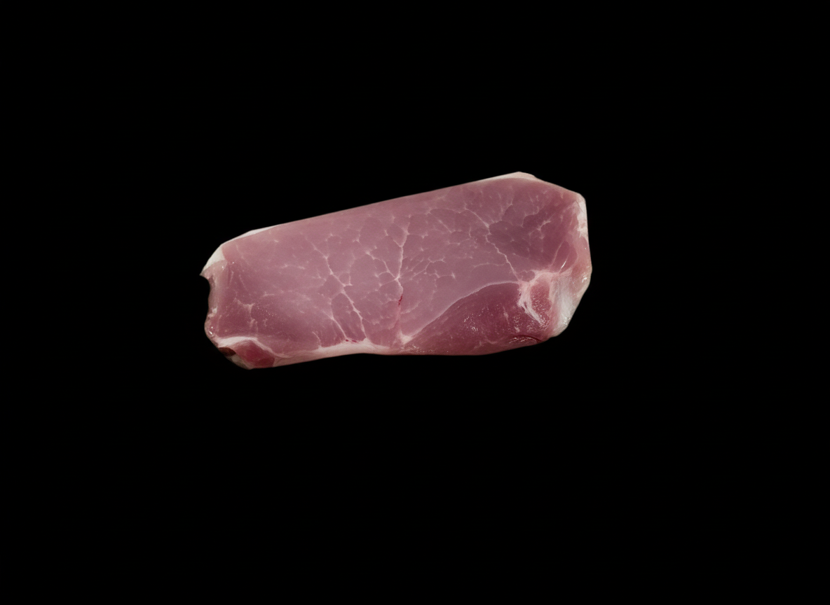 Raw meat on a black background