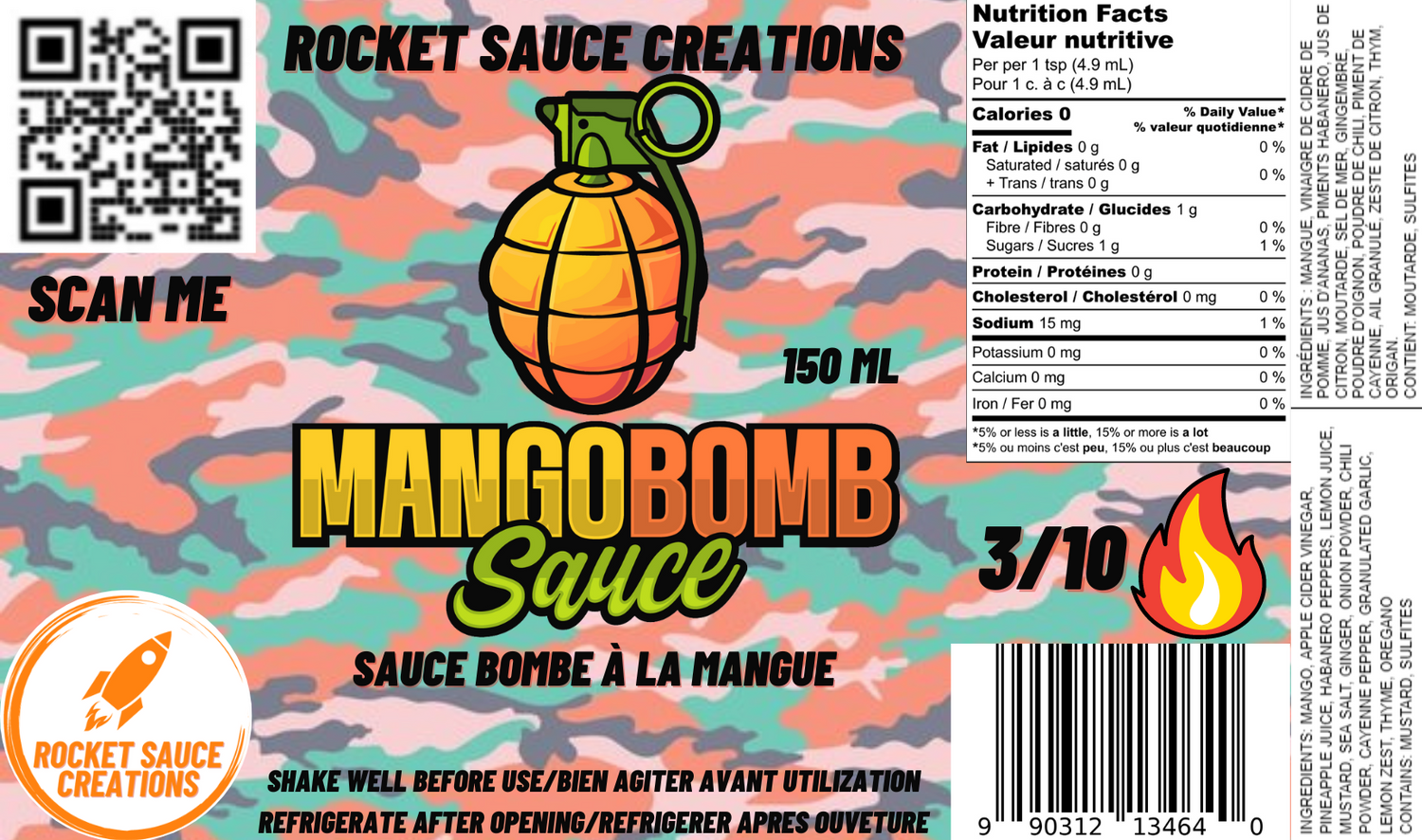 Mango Bomb Sauce 150 ml