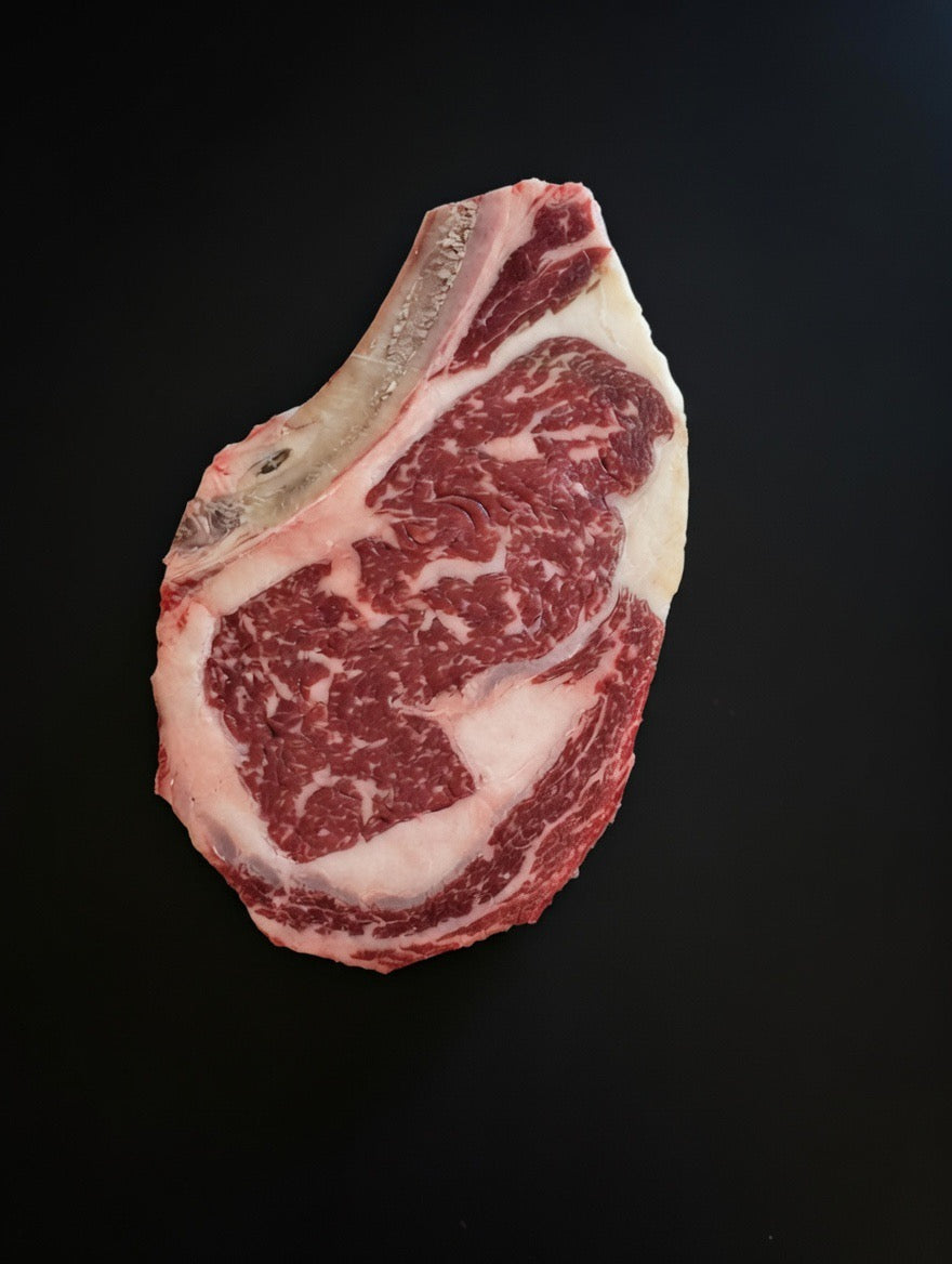 50 Days Dry aged Canadian Prime Ribeye Bone In